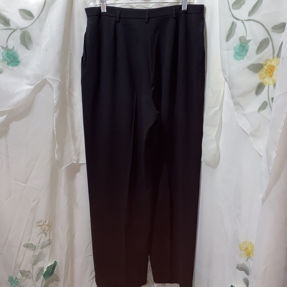 JONES NEW YORK WIDE LEG TRIACETATE/POLYESTER DRESS PANTS SZ 16 - Picture 2 of 9